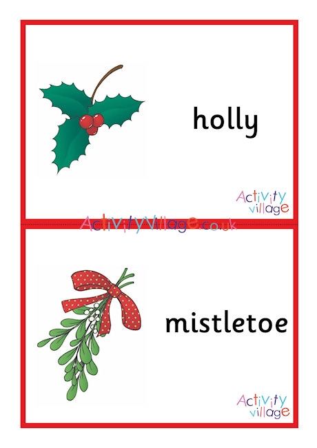 Christmas Flashcards - Large