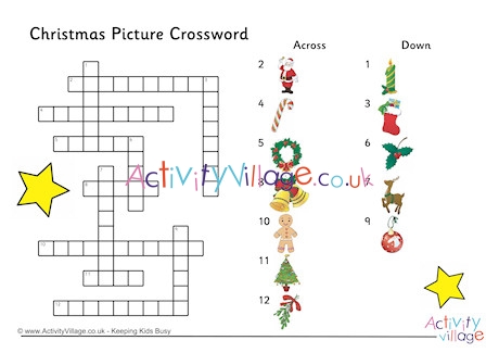 Christmas Picture Crossword