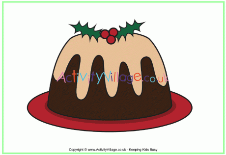 Christmas pudding poster 2