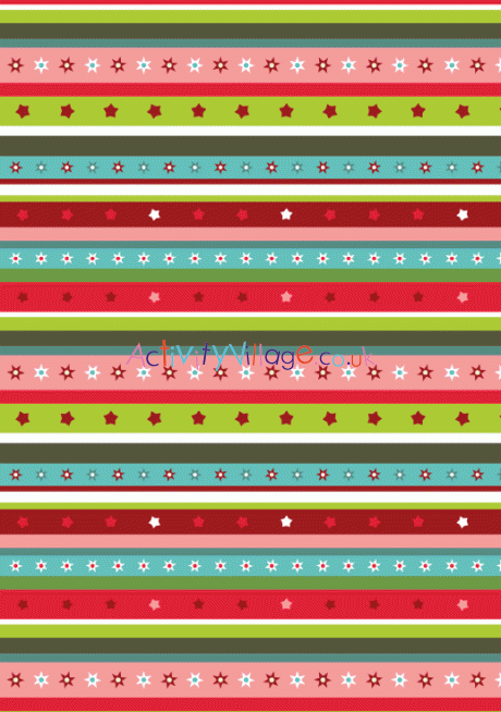 Christmas scrapbook paper - stars and stripes