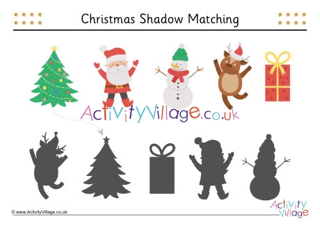  Christmas Shadow Matching 3