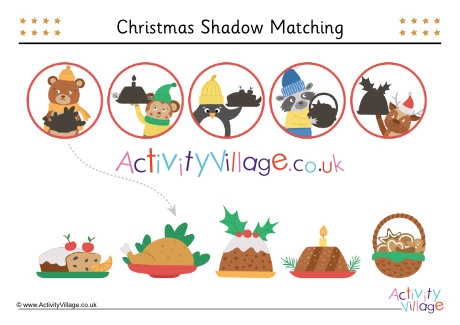  Christmas Shadow Matching 4