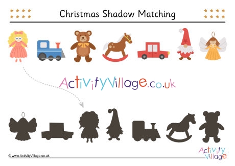  Christmas Shadow Matching 5