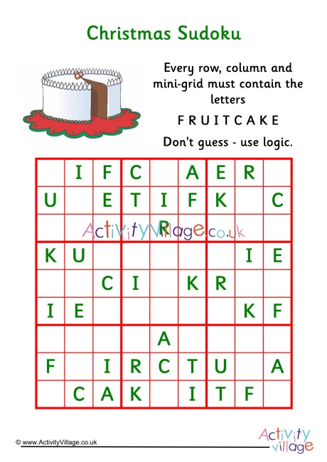 Christmas Sudoku Difficult