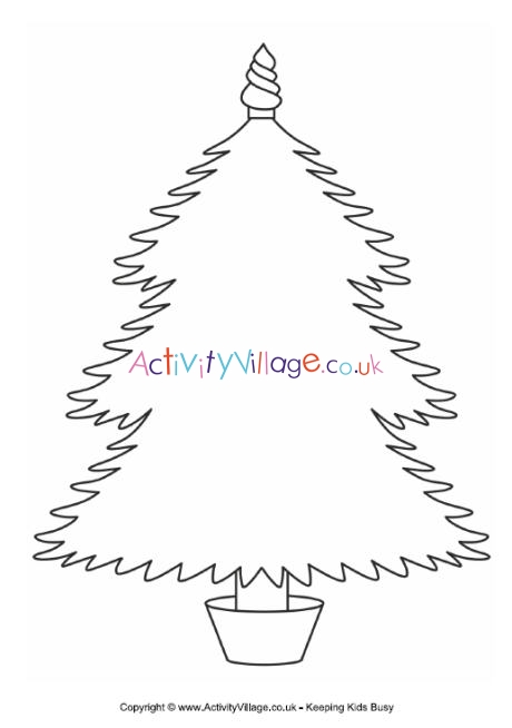 Christmas tree frame