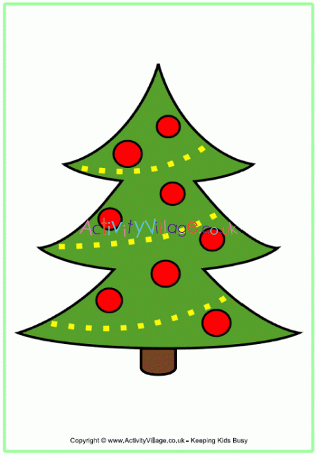Christmas tree poster 2