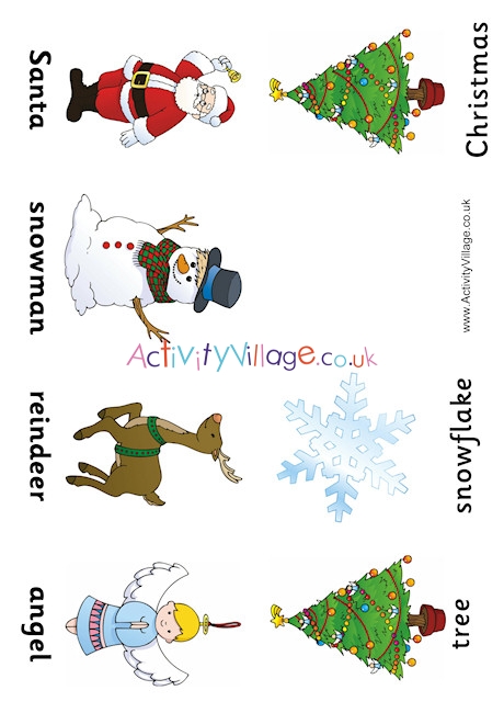 Christmas Vocabulary Booklet