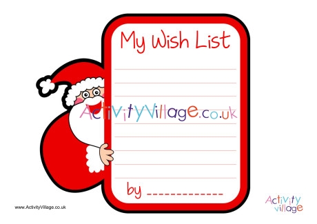 Christmas Wish List 2