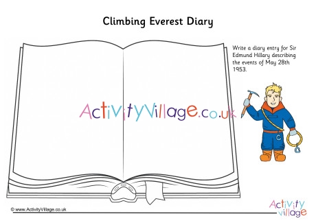 Climbing Everest Diary
