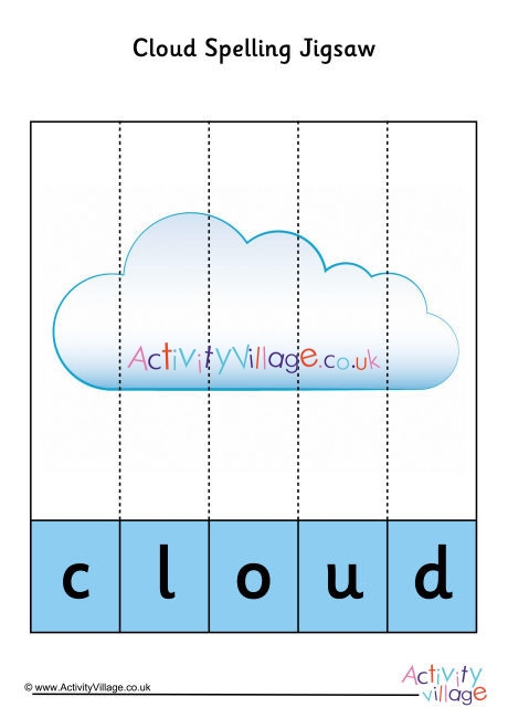 Cloud Spelling Jigsaw