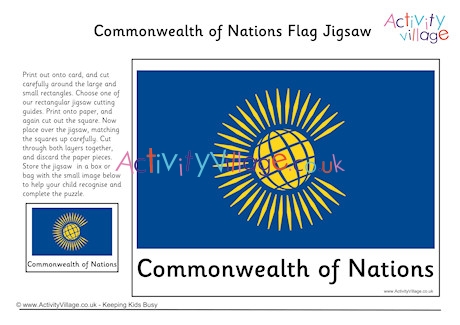 Commonwealth Flag Jigsaw