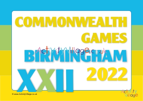 Commonwealth Games 2022 poster