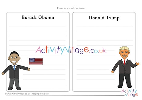 Compare and Contrast Trump and Obama