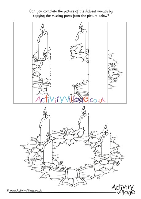 Complete the Advent Wreath Puzzle