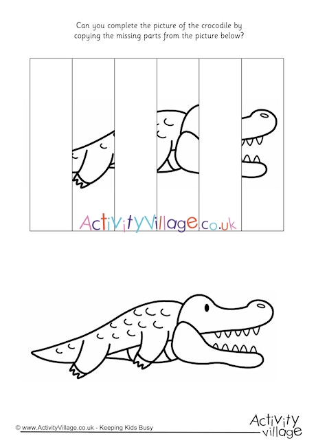 Complete The Crocodile Puzzle