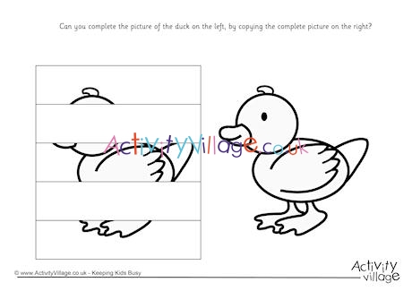 Complete the Duck Puzzle