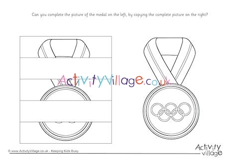 Complete the Olympic Medal Puzzle