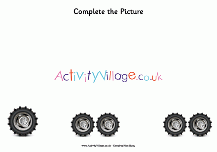 Complete the picture - truck wheels