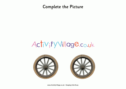 Complete the picture - wagon wheels