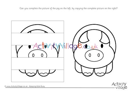 Complete the Pig Puzzle