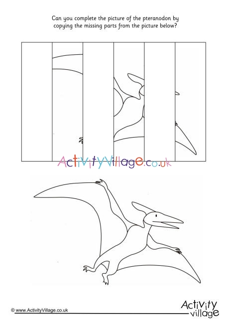 Complete The Pteranodon Puzzle