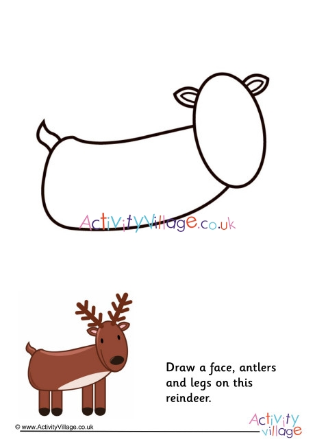 Complete The Reindeer Picture