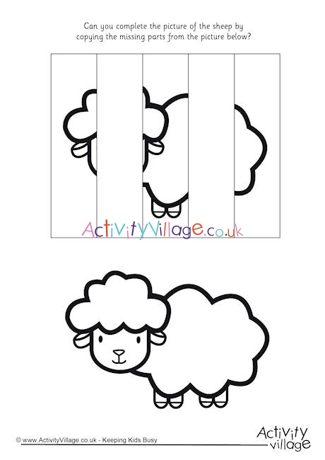 Complete the Sheep Puzzle