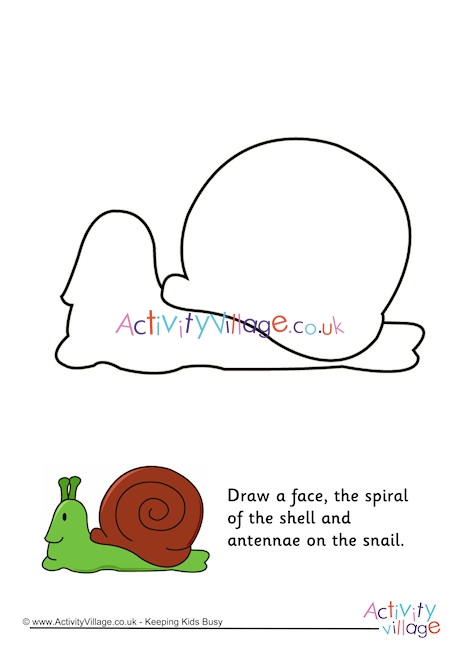 Complete the Snail Picture