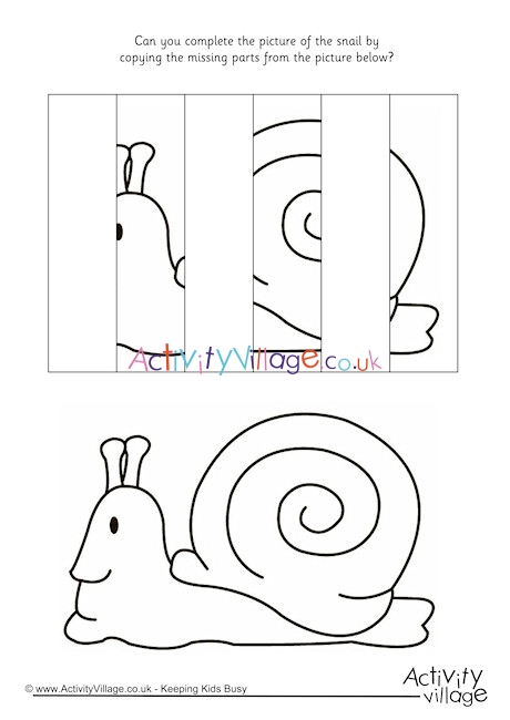 Complete The Snail Puzzle