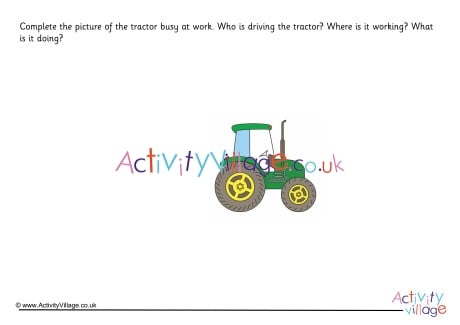 Complete the Tractor Picture 2