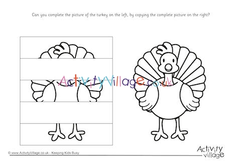 Complete the Turkey Puzzle