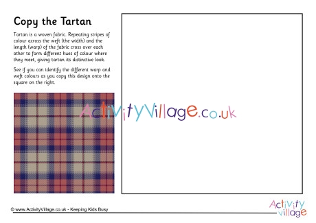 Copy the tartan worksheet 2