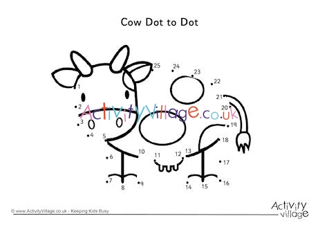Cow Dot to Dot