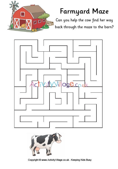 Cow maze