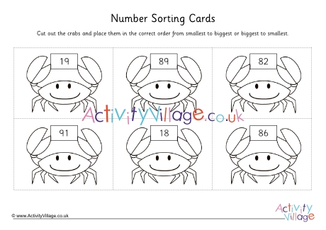 Crab number sorting 2