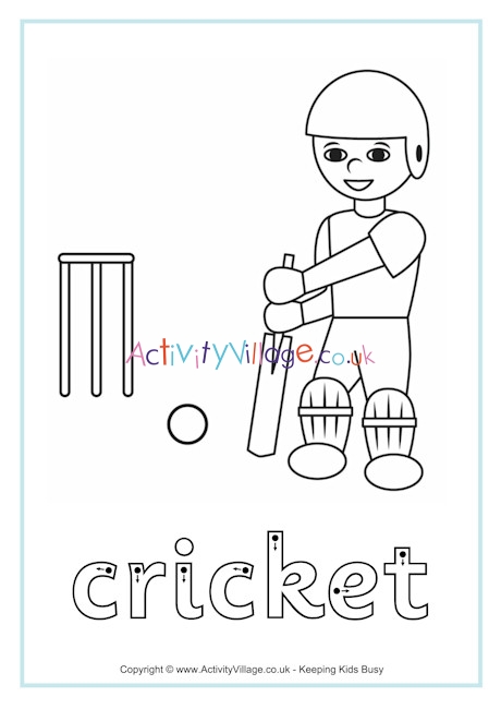 Cricket finger tracing