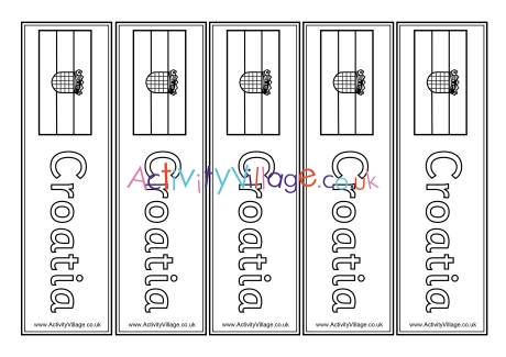 Croatia bookmarks