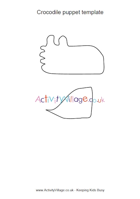 Alligator Cut Out Template from www.activityvillage.co.uk