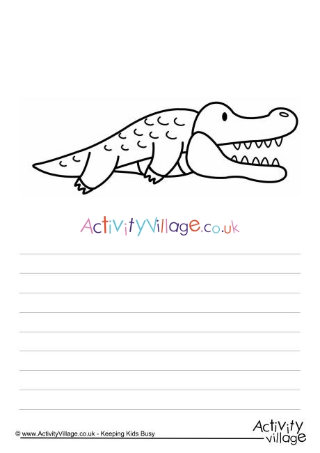 Crocodile Story Paper