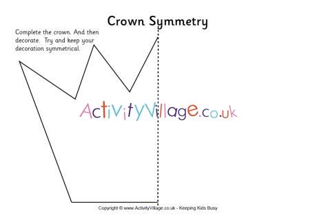 Crown symmetry worksheet 1