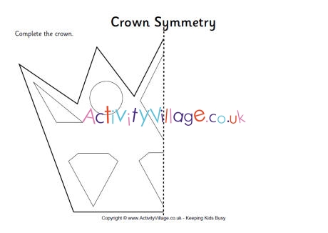 Crown symmetry worksheet 2
