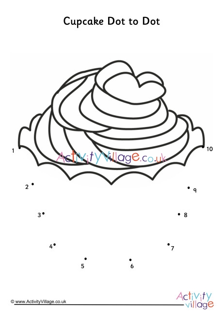 Cupcake Dot to Dot