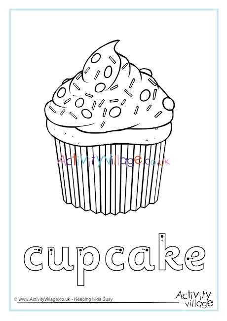 Cupcake Finger Tracing