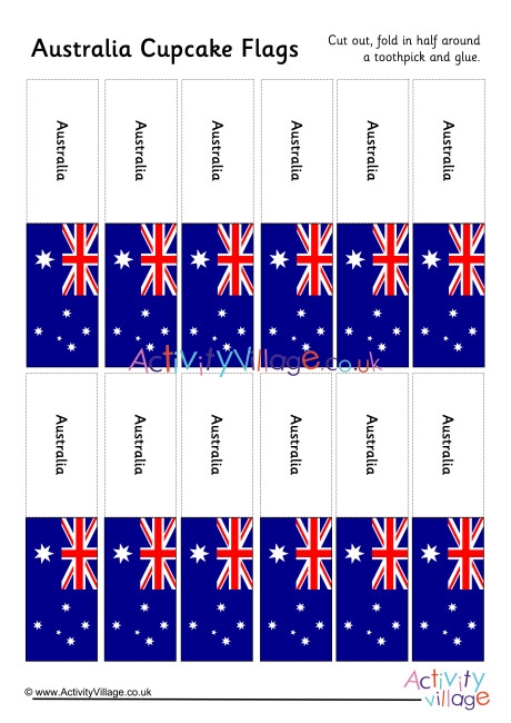 Cupcake Flags Australia