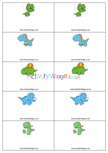 Cute dinosaur name badges