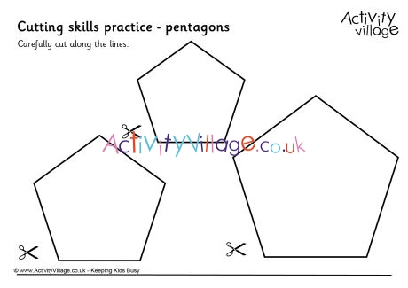 Cutting pentagons