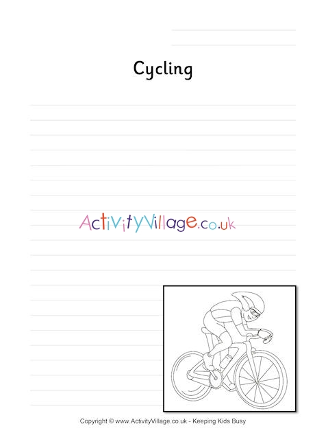 Cycling Writing Page 2