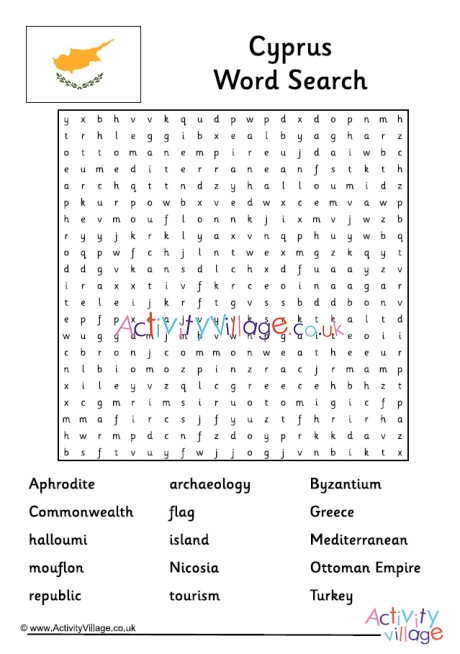 Cyprus Word Search