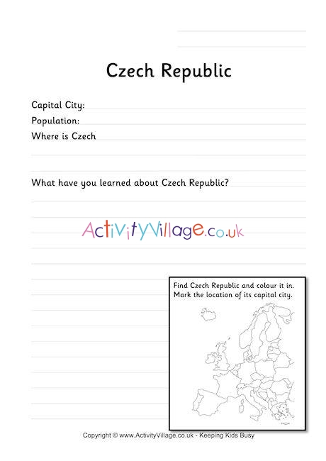 Czech Republic Worksheet