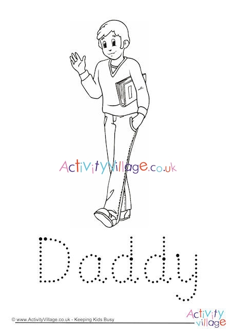 Daddy Word Tracing